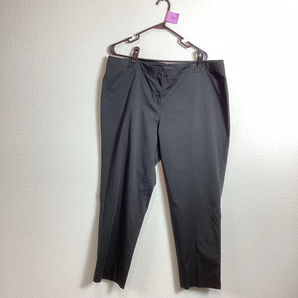 Lafayette 148 Black Tapered Pants 18W